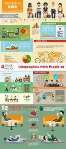 Vectors - Infographics with People 29