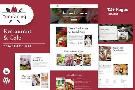 Yumdining - Restaurant & Café Elementor Template Kit 51546924