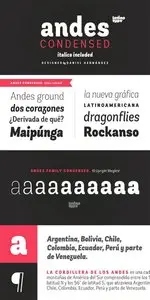 Andes Condensed Font Family