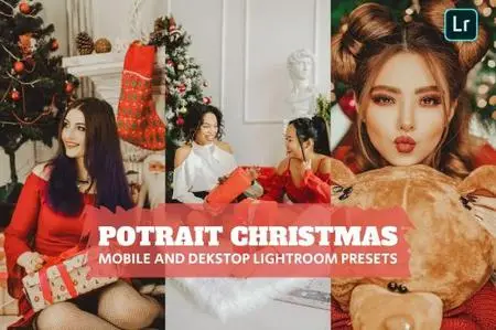 Potrait Christmas Lightroom Presets Dekstop Mobile