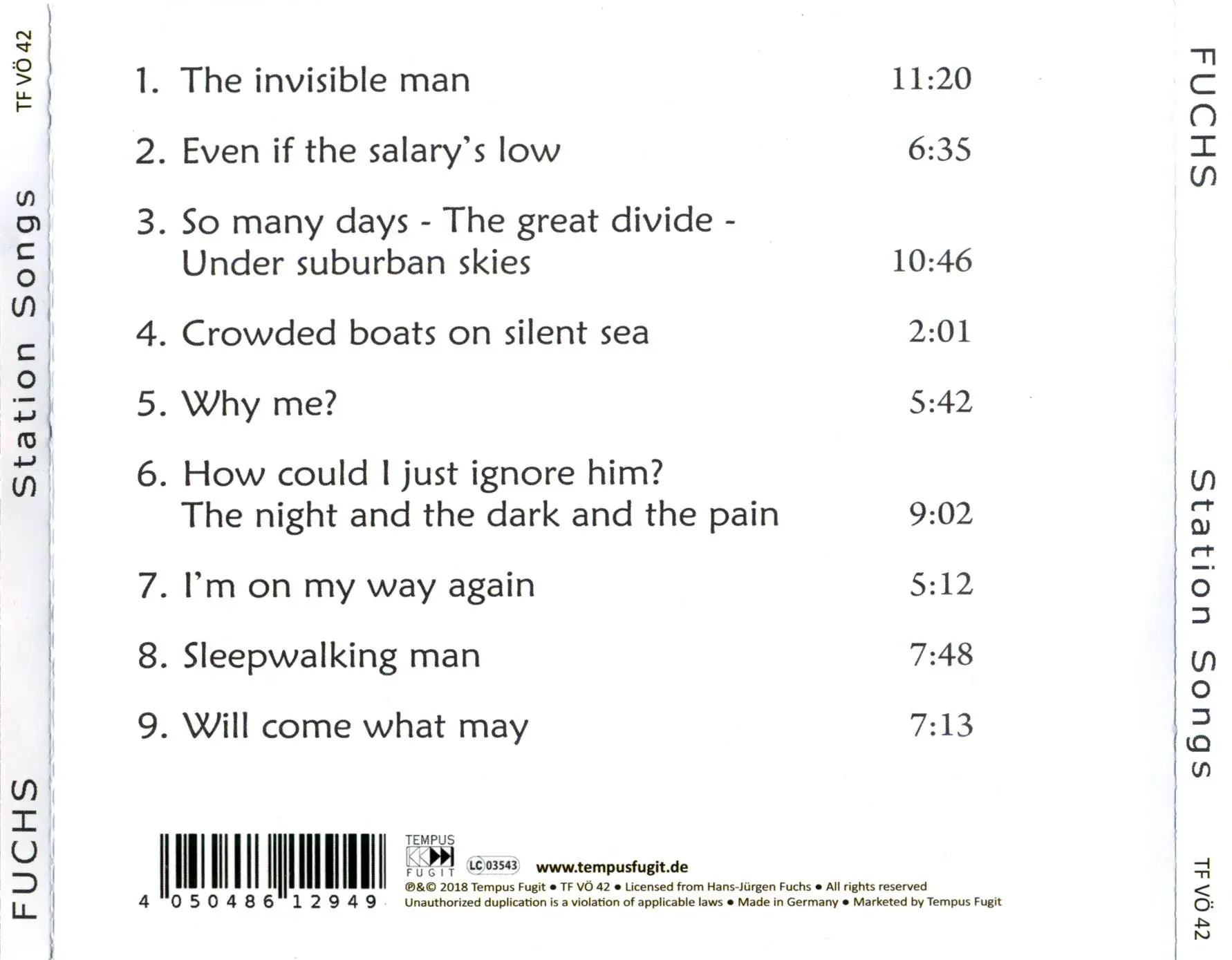 Fuchs - Station Songs (2018)