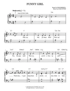 Funny Girl (from Funny Girl) – Barbra Streisand (Easy Piano)