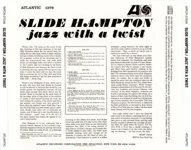 Slide Hampton - Jazz With A Twist (1962) {2012 Japan Jazz Best Collection 1000 Series 24bit WPCR-27048}