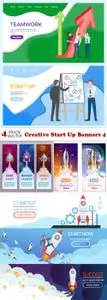 Vectors - Creative Start Up Banners 4