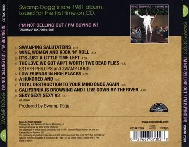 Swamp Dogg - I'm Not Selling Out / I'm Buying In! (1981) {Concord}