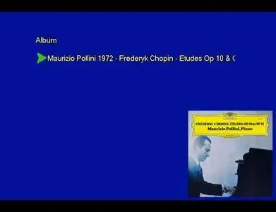 Maurizio Pollini - Frederyk Chopin - Etudes Op 10 & Op 25 (1972) [Vinyl Rip 16/44 & mp3-320 + DVD]