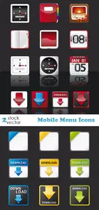 Vectors - Mobile Menu Icons