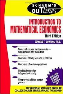 Schaum's Outline of Introduction to Mathematical Economics [Repost]