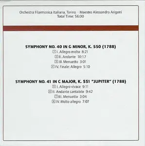 W.A.Mozart - 46 Symphonies (Alessandro Arigoni) CD10 of 10