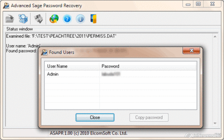 Advanced Sage Password Recovery 2.30.383
