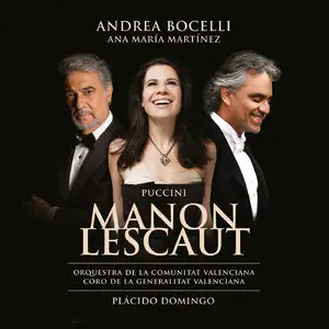 Puccini - Manon Lescaut - Andrea Bocelli - Plácido Domingo -  2 CD  2014