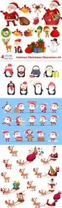 Vectors - Cartoon Christmas Characters 10