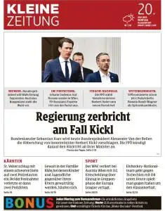 Kleine Zeitung Kärnten - 20 Mai 2019