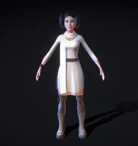 Female Star Wars - themed avatar