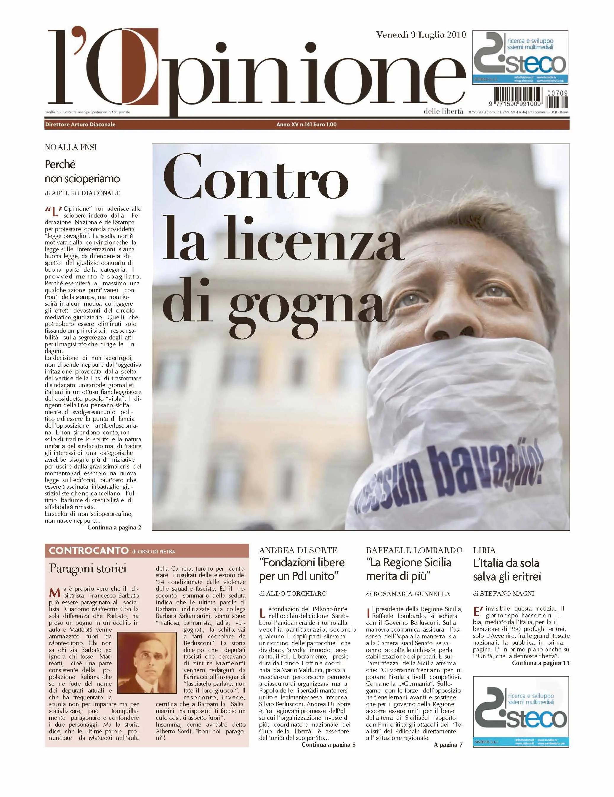 L'Opinione 09.07.2010