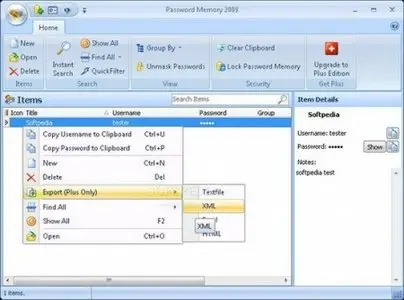 Password Memory 2009 Plus 2.0.20