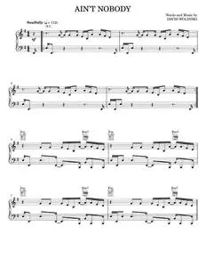 Ain't Nobody - Chaka Khan, Jaki Graham (Piano-Vocal-Guitar)
