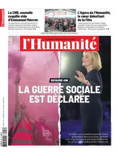 L'Humanité – 06 septembre 2022