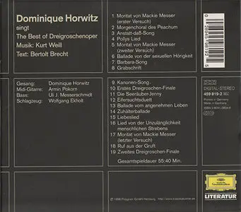 Weill / Brecht - Dominique Horwitz - Dominique Horwitz singt "The Best of Dreigroschenoper" (1998)