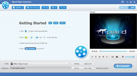 Tipard Video Converter 8.0.12 Multilingual Portable
