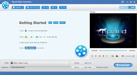 Tipard Video Converter 8.0.8 Multilingual Portable