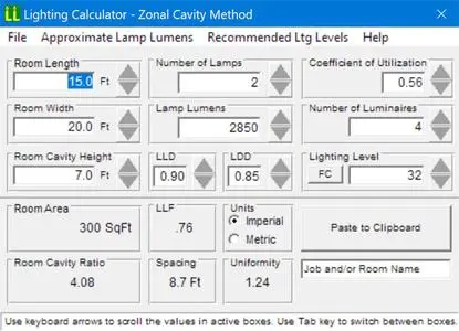 MC Group Lighting Calculator 23.6.6