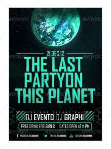GraphicRiver Last Party Flyer