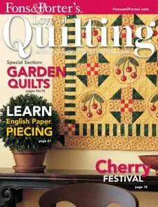 Love of Quilting - July/August 2008