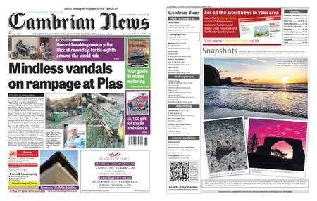 Cambrian News Machynlleth & Llanidloes – 31 October 2019