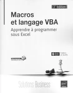 Frédéric Le Guen, "Macros et langage VBA - Apprendre à programmer sous Excel"