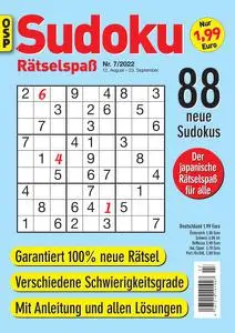 Sudoku Rätselspaß - Nr.7 2022