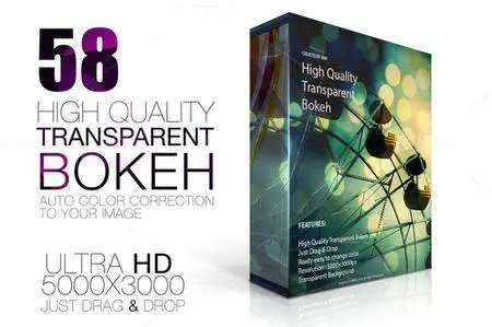 CreativeMarket - Bokeh High Quality Transparent