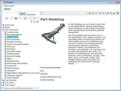 PTC Creo 1.0 M050 with HelpCenter