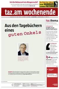 Tageszeitung TAZ vom 14 Maerz 2015