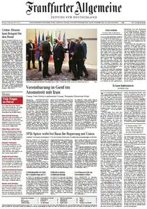 Frankfurter Allgemeine Zeitung vom Montag, 25. November 2013