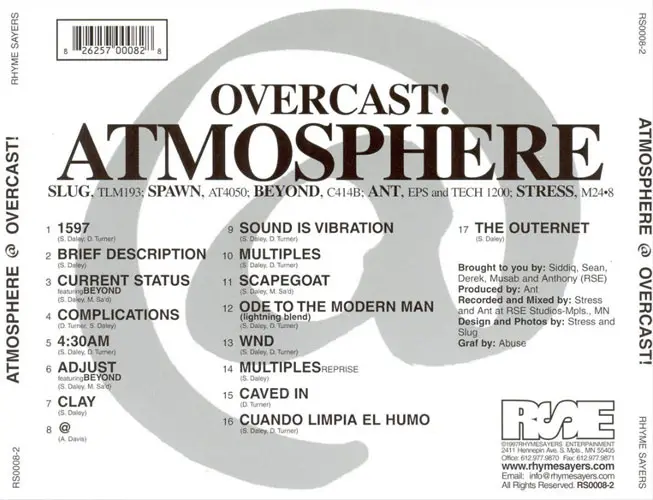 Overcast перевод. Atmosphere overcast 1997. Атмосфера 1997. Atmosphere mp3.