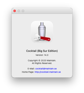 Cocktail Big Sur Edition 14.0 macOS