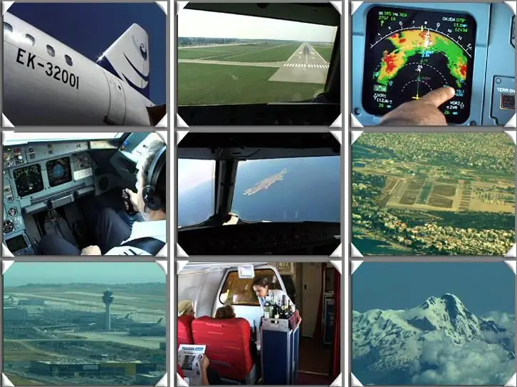 World Air Routes - Armenian Airbus 320