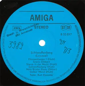 Karussell - Schlaraffenberg (Amiga 8 55 897) (GDR 1982) (Vinyl 24-96 & 16-44.1)