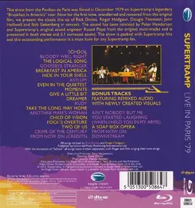 Supertramp - Live In Paris '79 (2011) [BLU-RAY] {Eagle Rock}