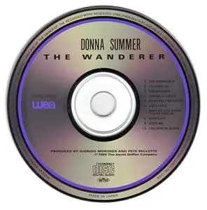 Donna Summer - The Wanderer (1980) [1988, Japan, 1st Press]