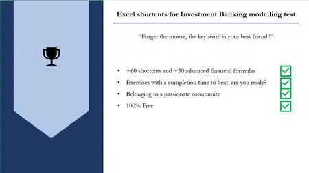 Excel shortcuts for Investment Banking