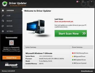 Driver Updater 1.0.019329 Portable