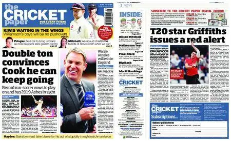 The Cricket Paper – January 05, 2018