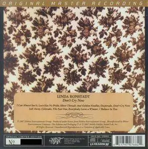 Linda Ronstadt - Don't Cry Now (1973) [MFSL, UDCD 768]