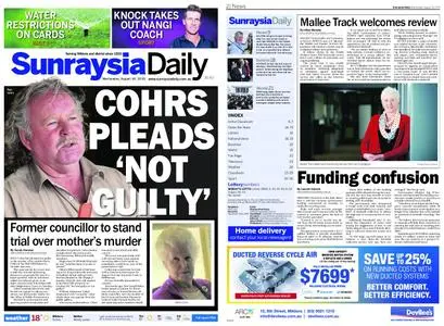 Sunraysia Daily – August 14, 2019