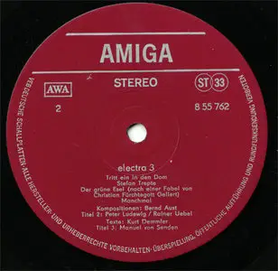 Electra - Electra 3 (Amiga 8 55 762) (GDR 1980) (Vinyl 24-96 & 16-44.1)