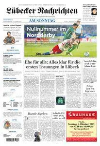 Lübecker Nachrichten Mecklenburg - 01. Oktober 2017
