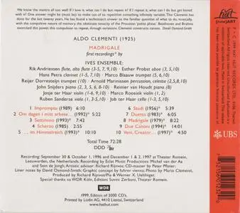 Aldo Clementi - Ives Ensemble - Madrigale (1999)