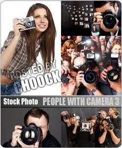 People with camera 3 - Stock Photo